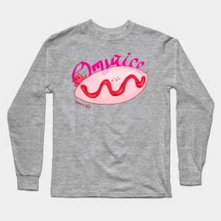 Omurice with words in PINK Long Sleeve T-Shirt